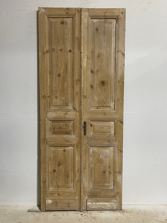 Antique French doors (96x40) H0145s