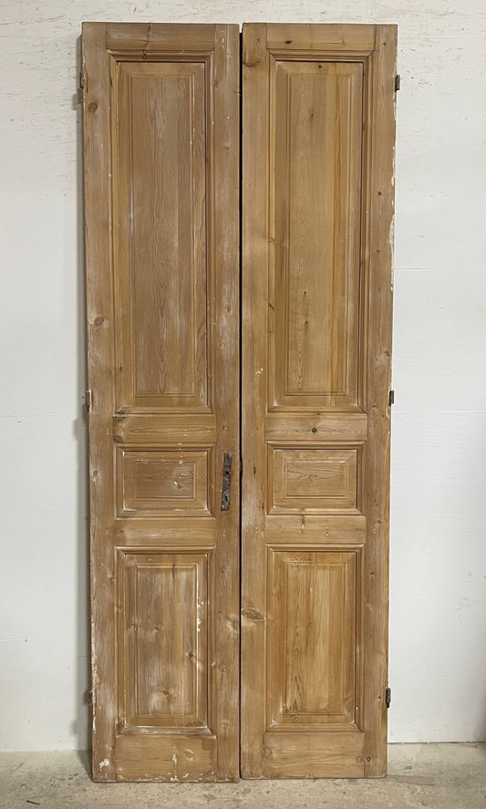 Antique French panel doors (96.75x39) I139