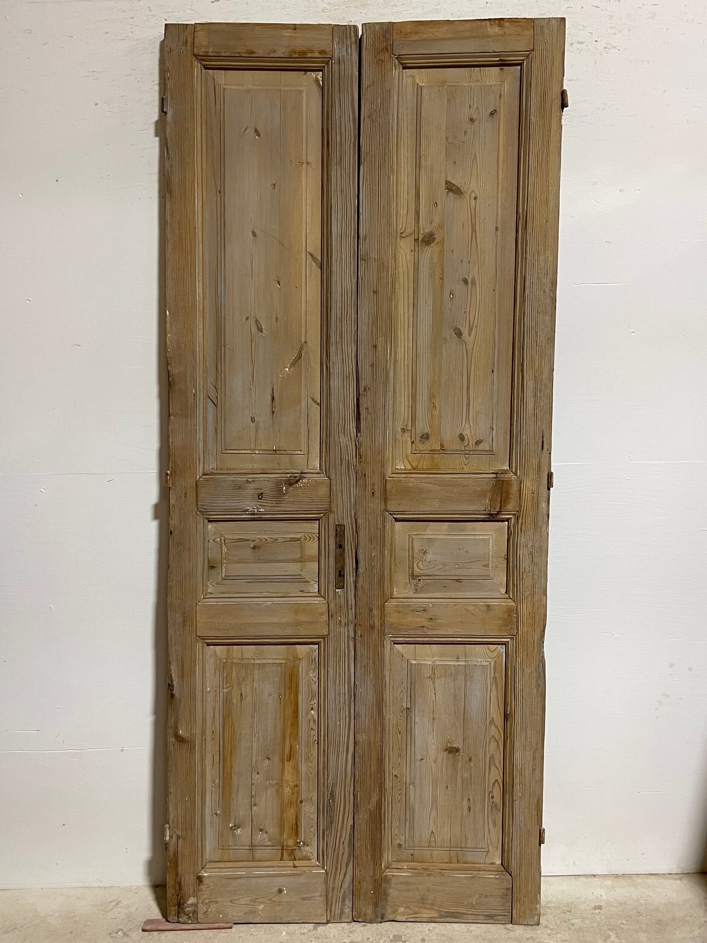 Antique French panel doors (92.75x39.25) I156