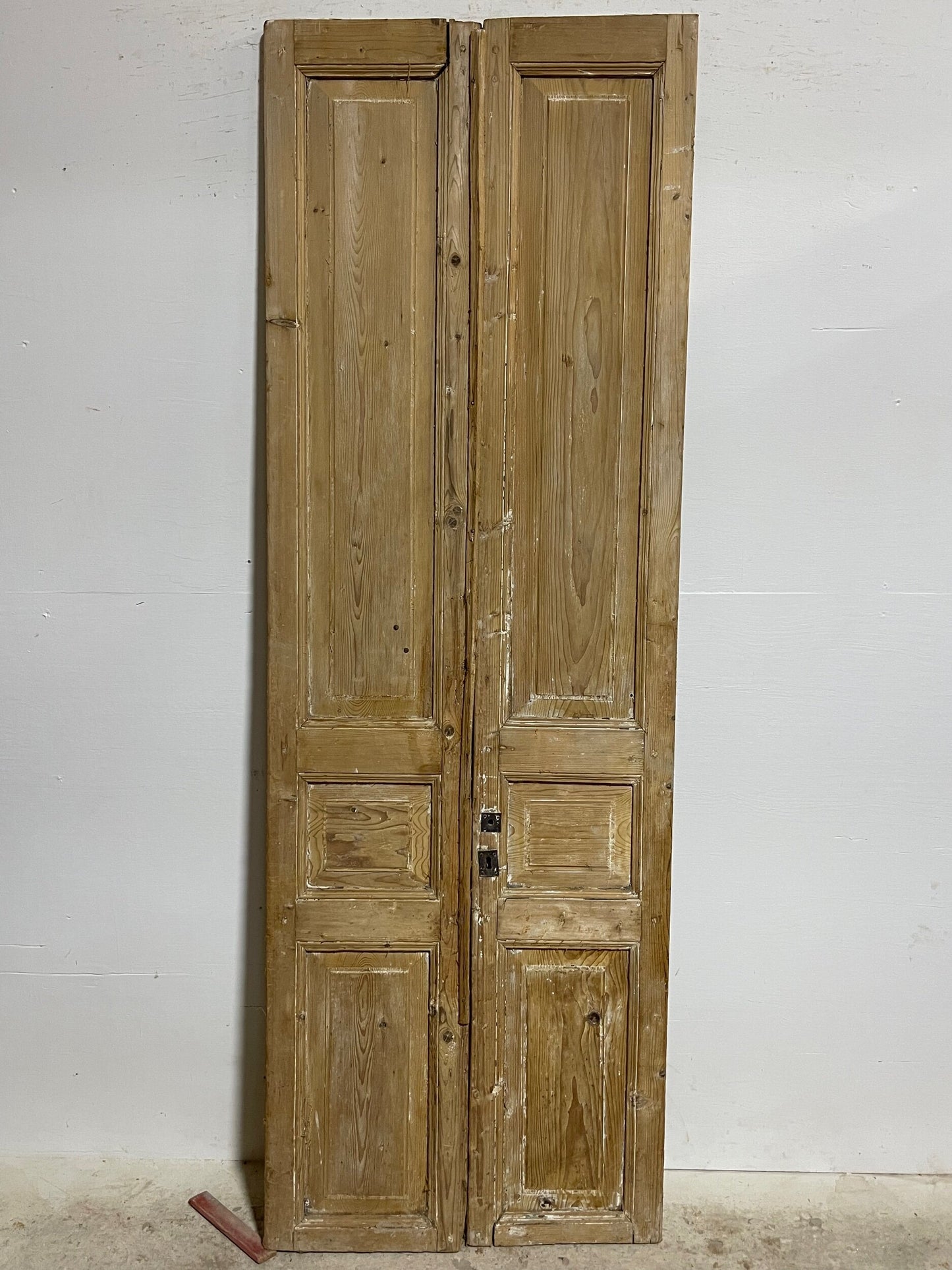 Antique french panel doors (88 x 29.5) I069b