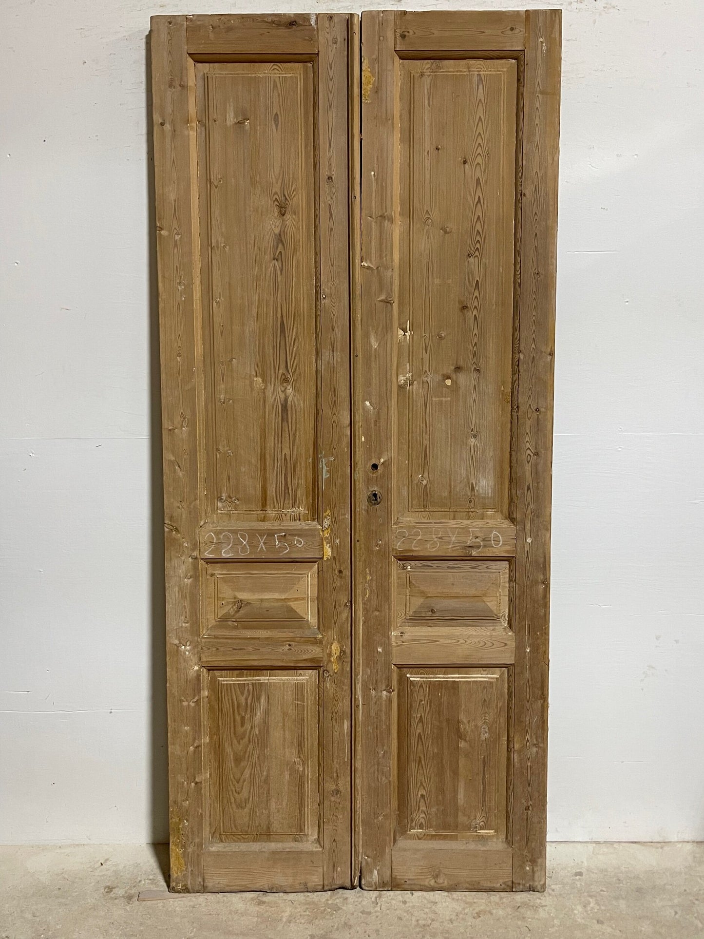 Antique French panel doors (90x40) I115