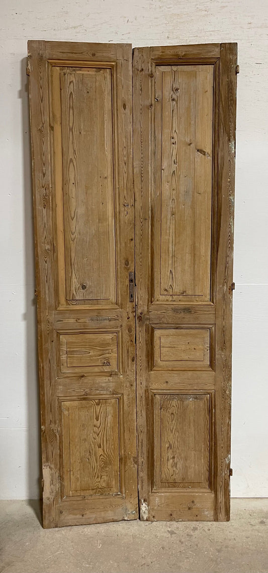 Antique French panel doors (94x38.75) I133