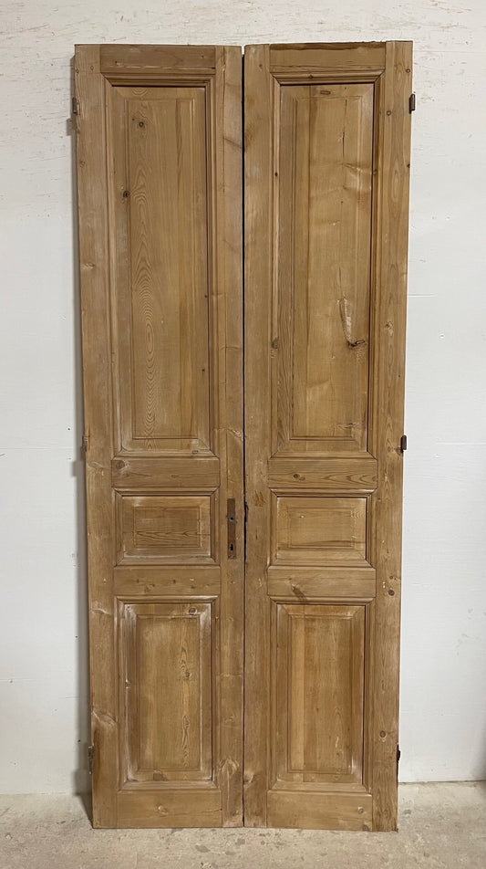 Antique French panel doors (95.75x39) I143