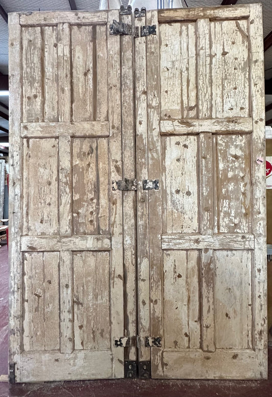 Antique French panel doors (112.75x75.75) I260