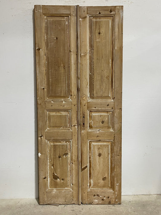 Antique French panel doors (89 x 38.25) I089