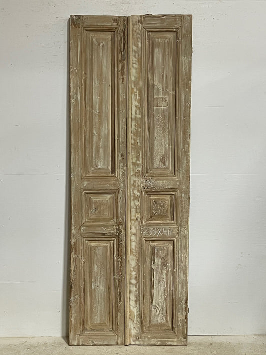 Antique French doors (91.5x33.25) H0216s