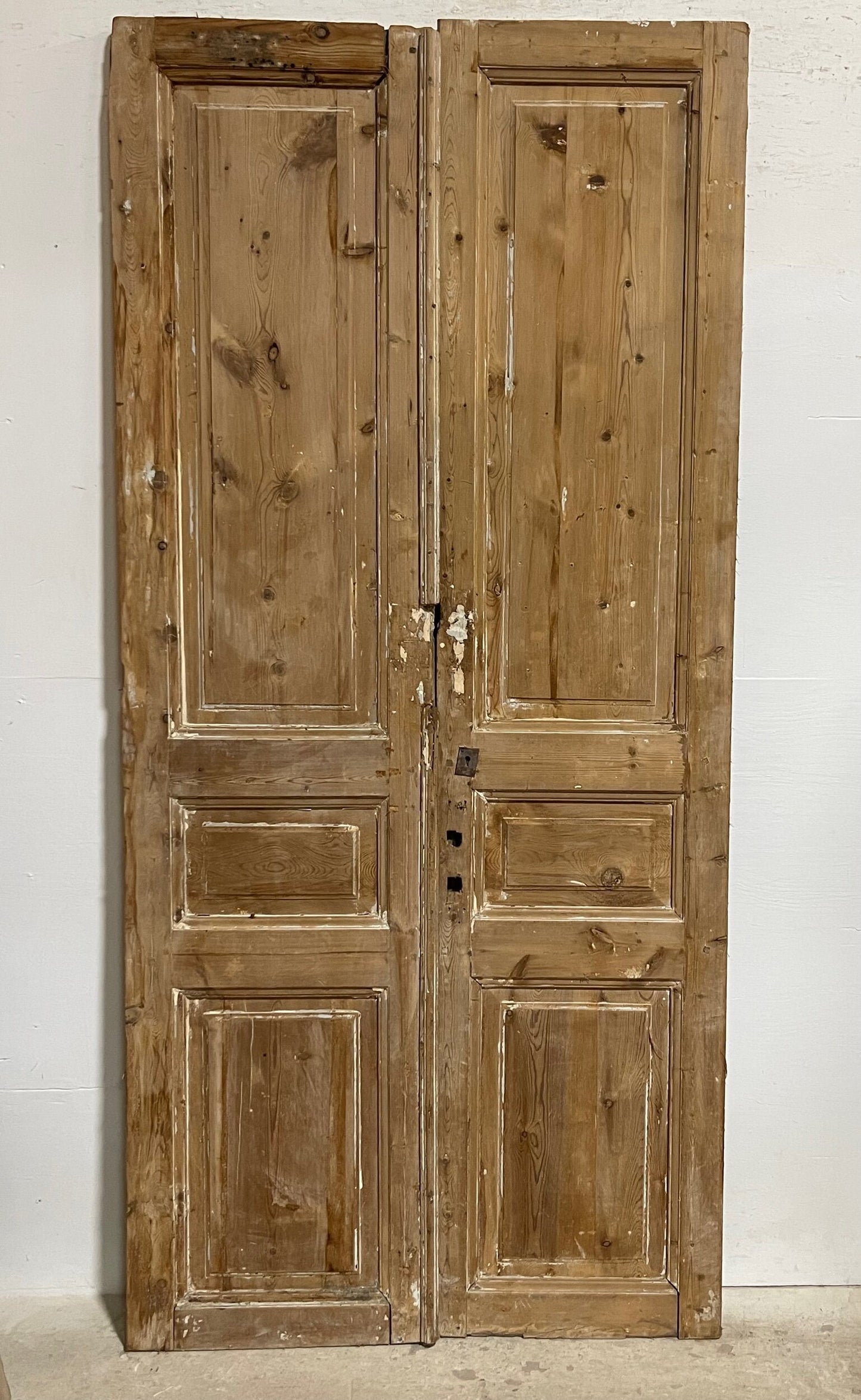 Antique French panel doors (93.75x43.5) I185