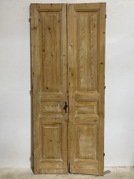 Antique French panel doors (94x40) I127