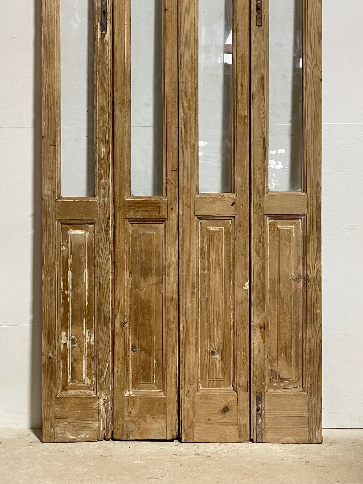 Antique French doors with glass (96.5x42) H0245s