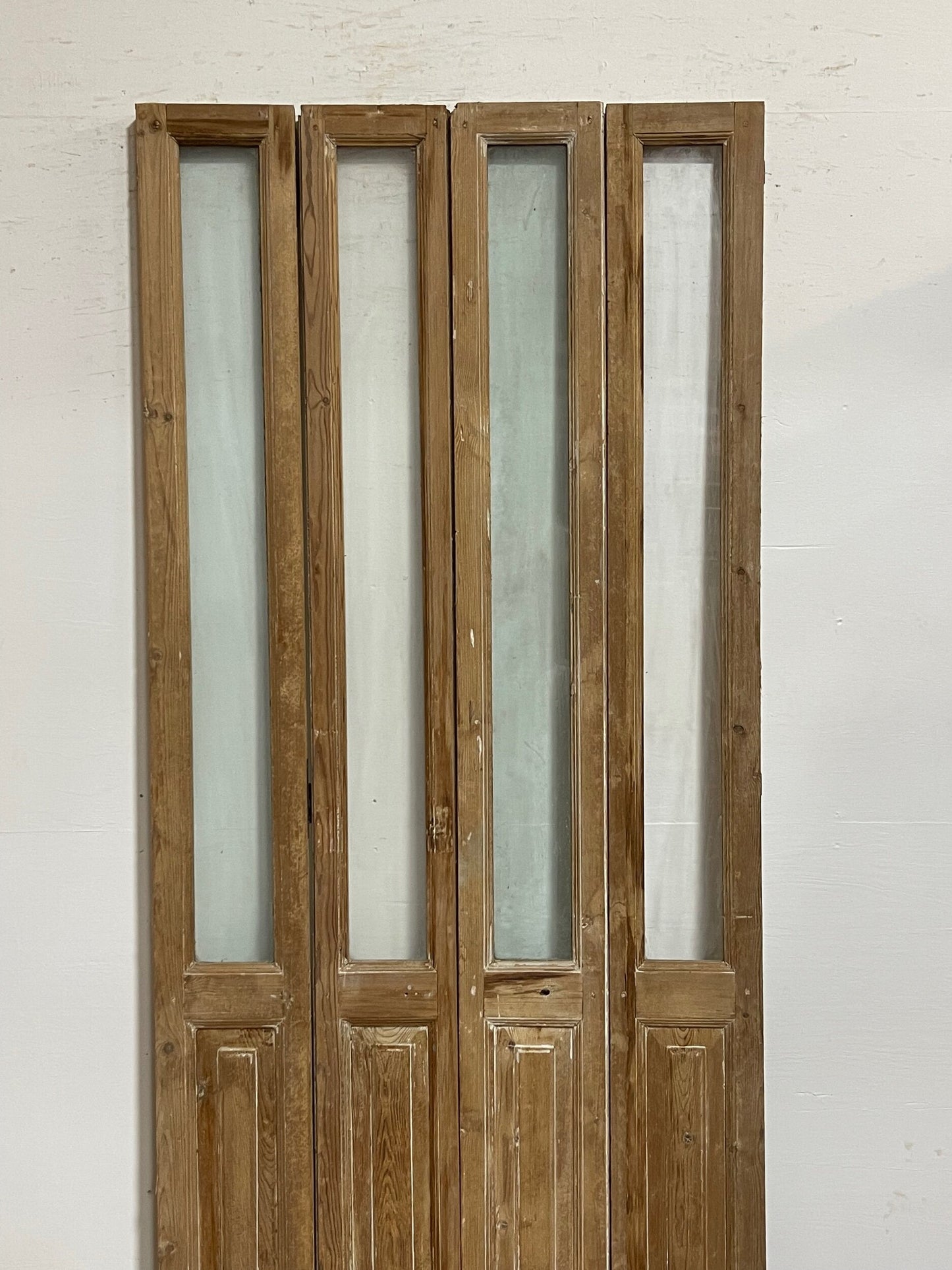 Antique French doors with glass (96x41.5) H0241s