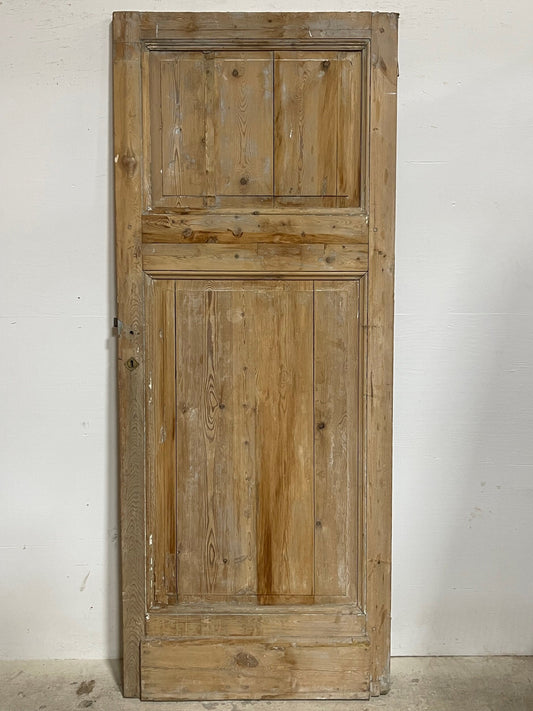 Antique French panel door (85x34.5) I207