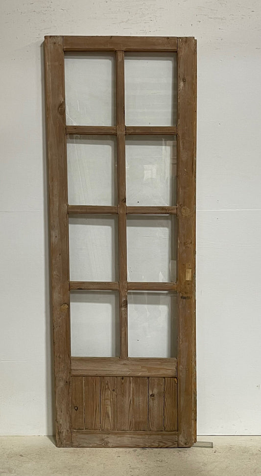 Antique French Panel door (81.5x28.5) G1611as