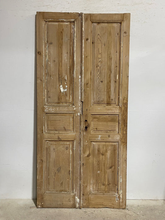 Antique french panel doors (94 x 44) I095