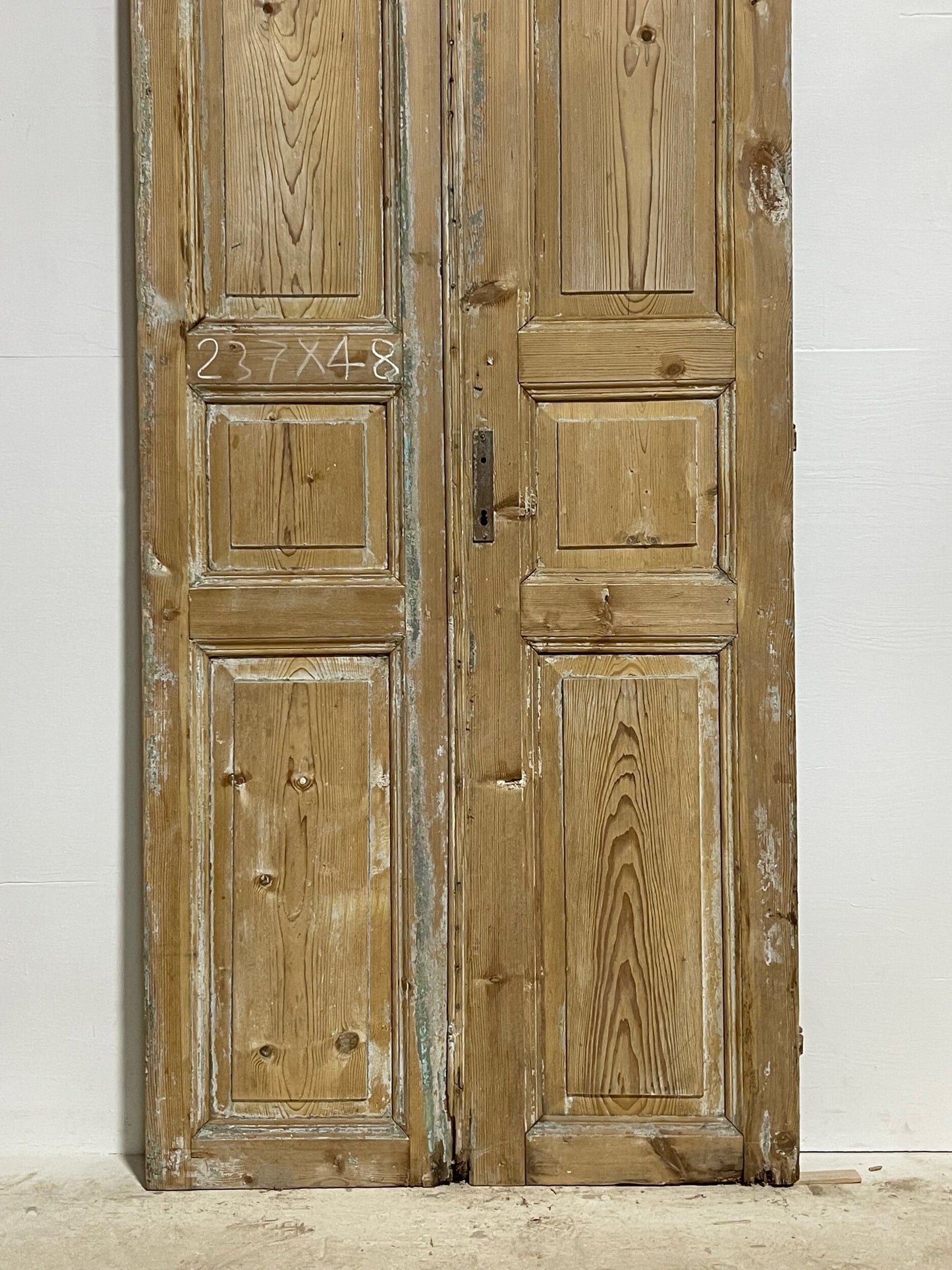 Antique French doors (93x37.25) H0165s