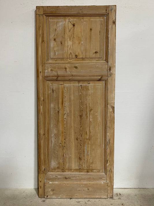 Antique French panel door (85x34.5) I208