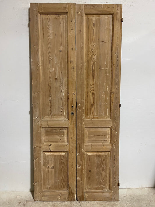 Antique French panel doors (90x40) I115