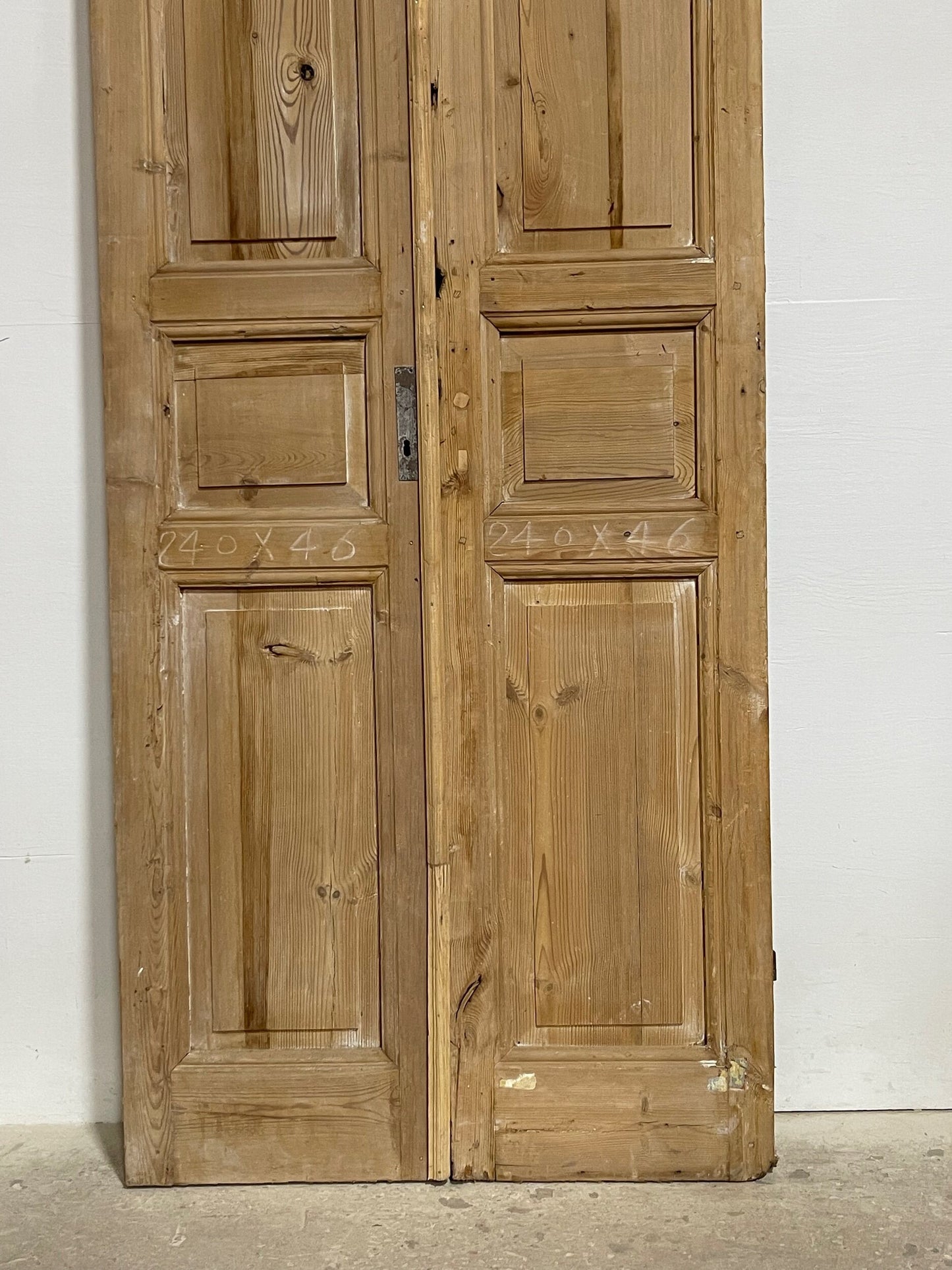 Antique French panel doors (94x36) I129