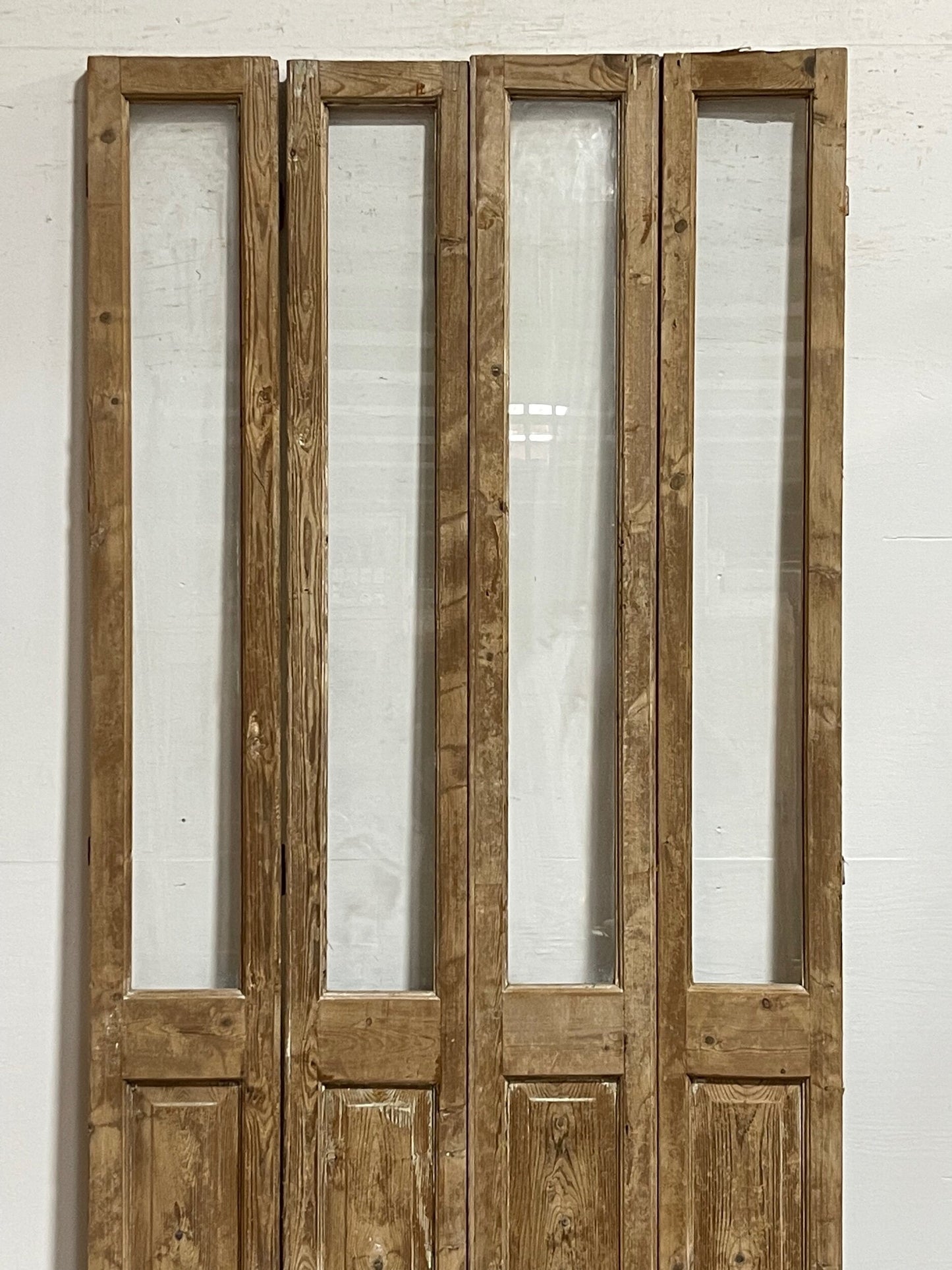 Antique French doors with glass (95.25x43) H0246s