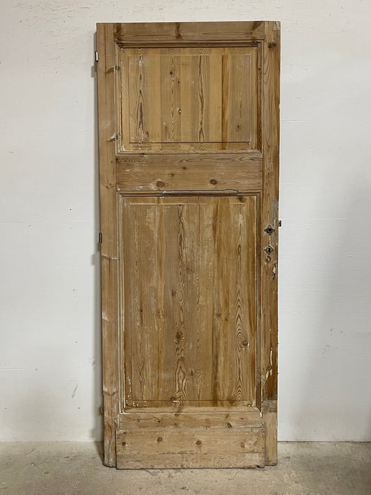 Antique French panel door (85x34.25) I203A