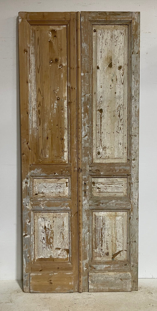 Antique French panel doors (104.25x44) G0089s