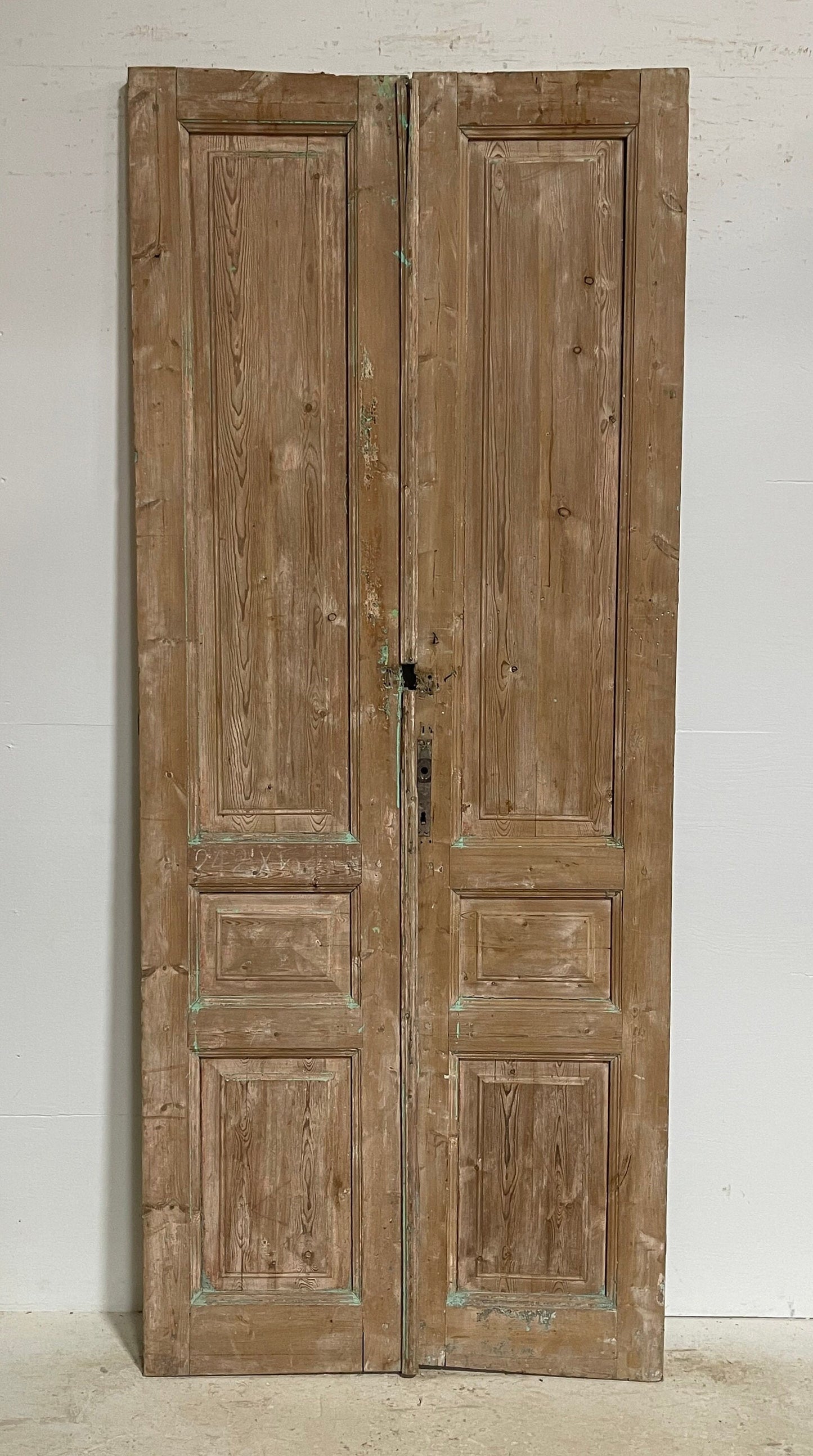 Antique French panel doors (95.5x39.5) G0121s