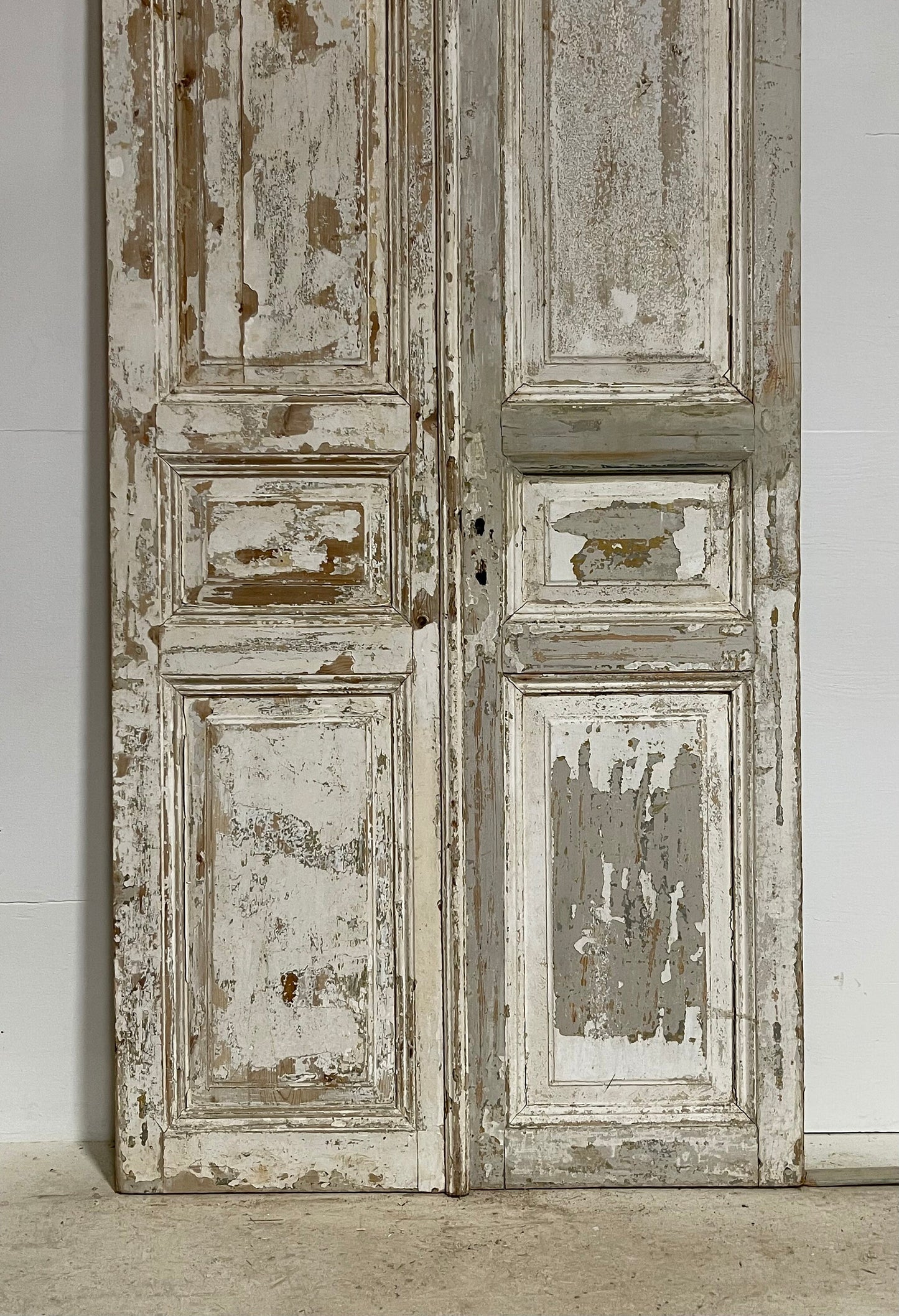 Antique French panel doors (98.5x43.25) G0130s