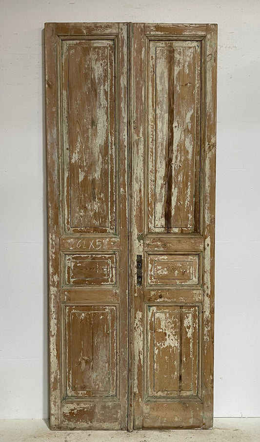 Antique French panel doors (102.5x42.75) G0134s