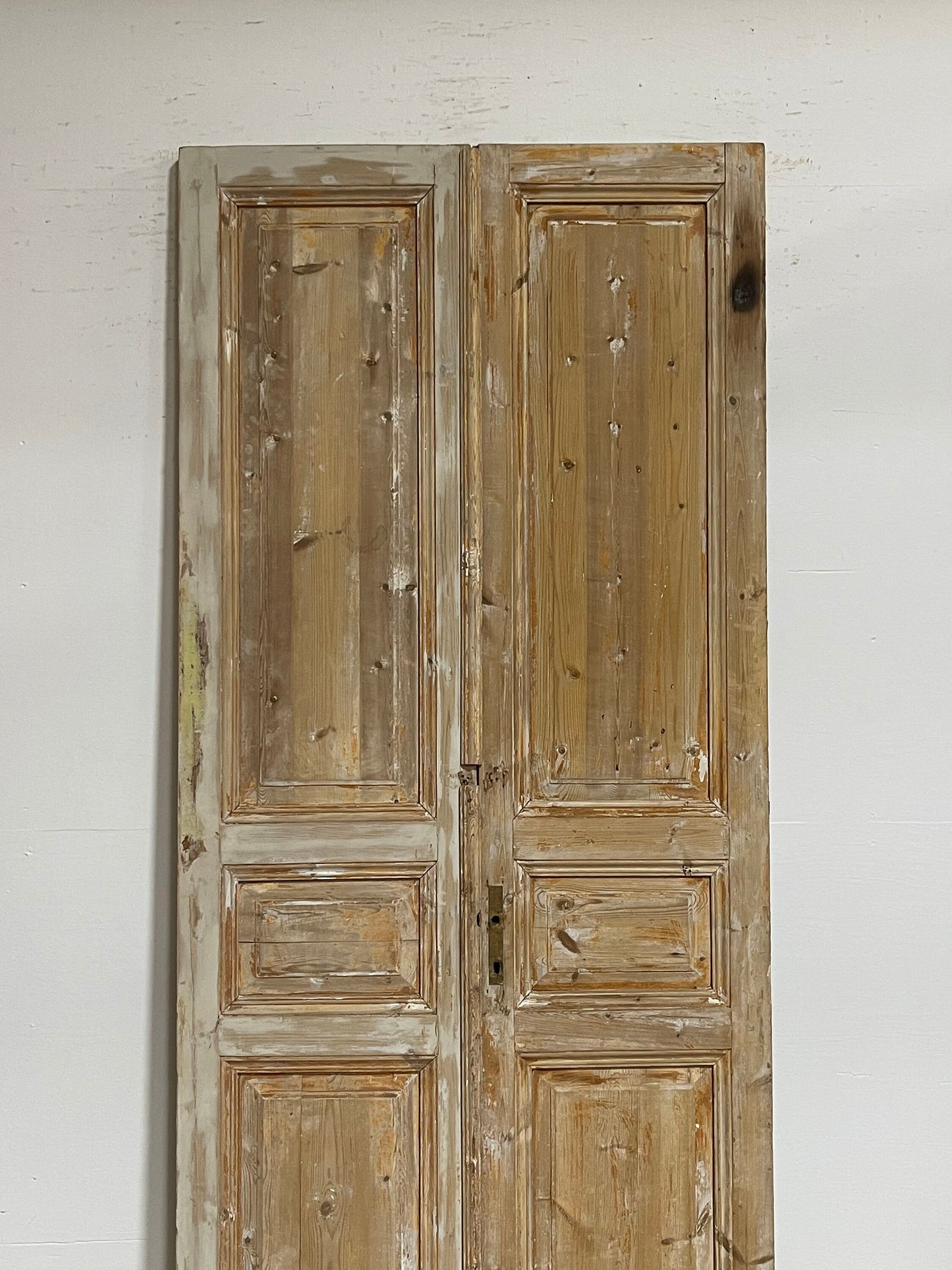 Antique French panel doors (98.5x43.25) G0141s