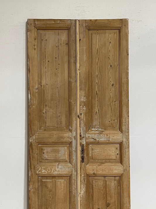 Antique French panel doors (98.25x42.5) G0142s