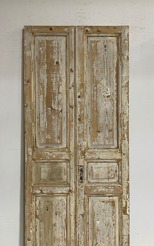 Antique French panel doors (98x42.25) G0145s