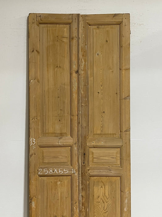 Antique French panel doors (101.75x42.75) G0149s warp