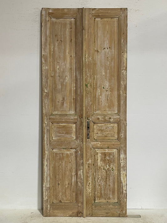 Antique French panel doors (98.25x40) G159s