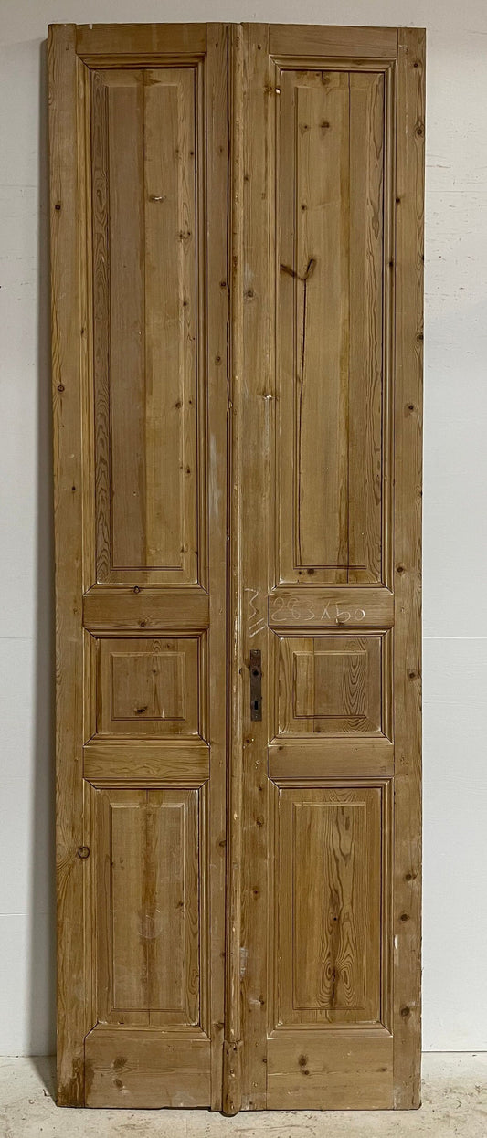 Antique French panel doors (111x38.25) G0042s