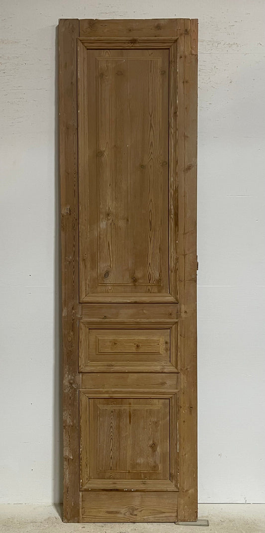 Antique French panel door (101.75x27.75) G1165s