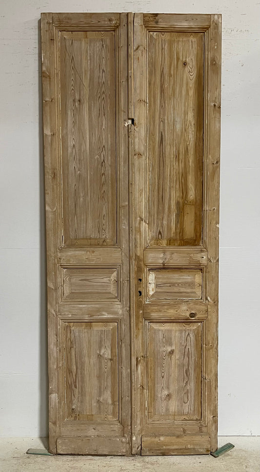 Antique French panel doors (101x39.75) G0131s