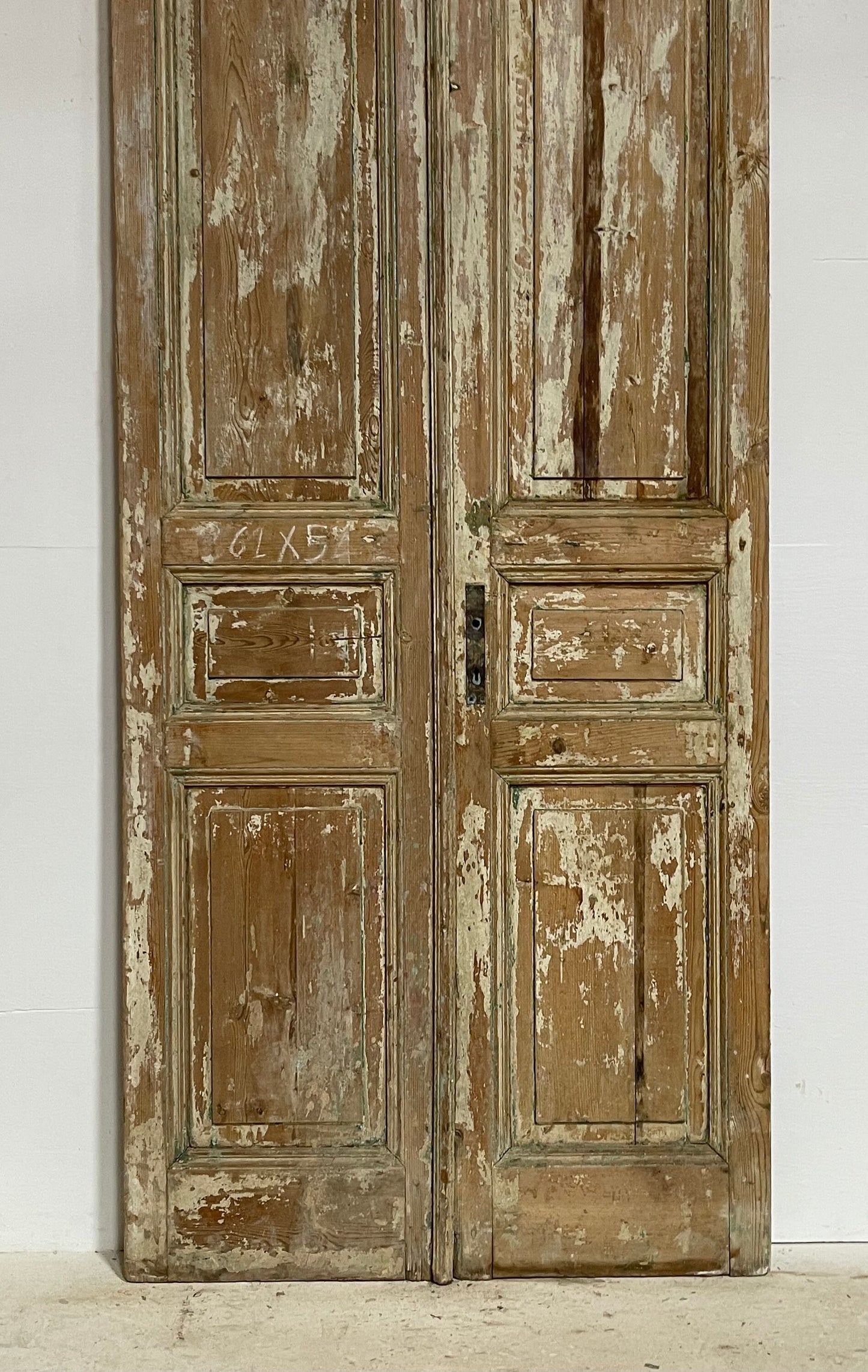 Antique French panel doors (102.5x42.75) G0134s