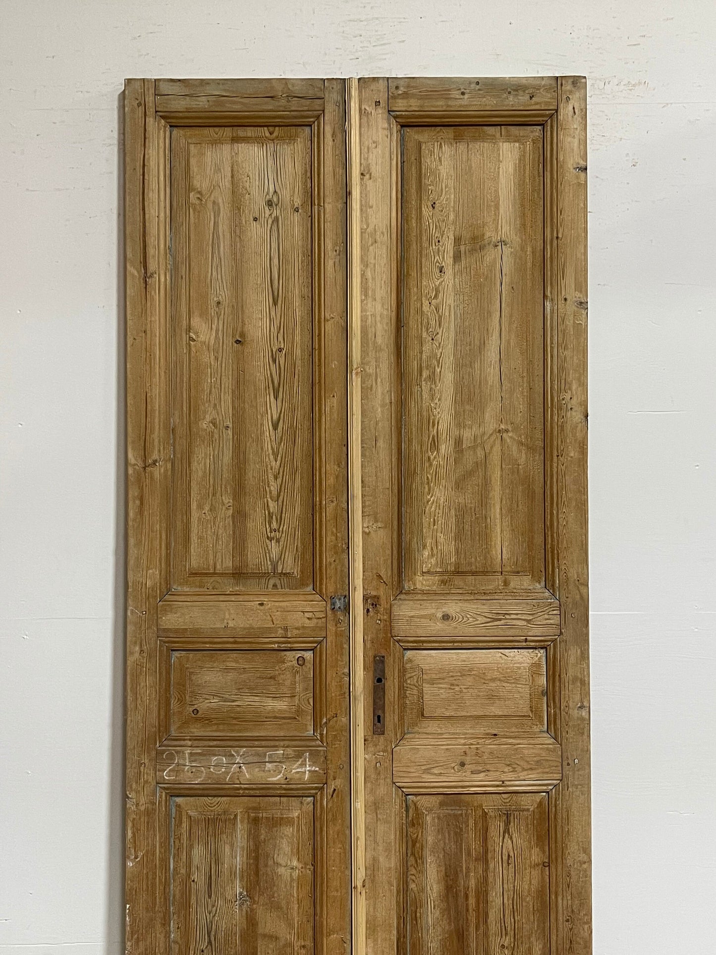 Antique French panel doors (98x42.75) G0147s