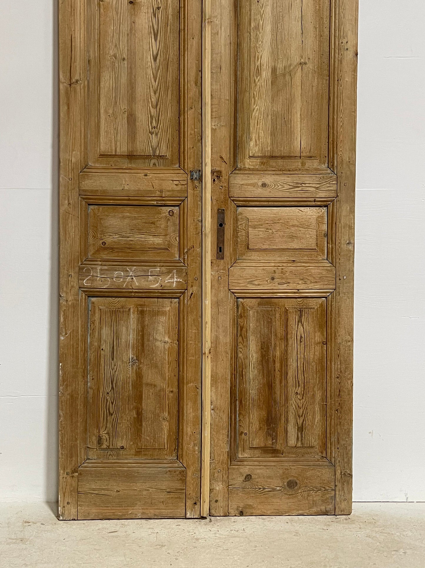 Antique French panel doors (98x42.75) G0147s