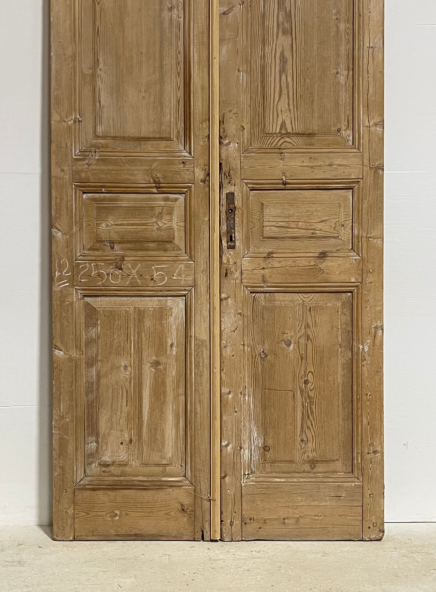 Antique French panel doors (98x42.75) G0148s