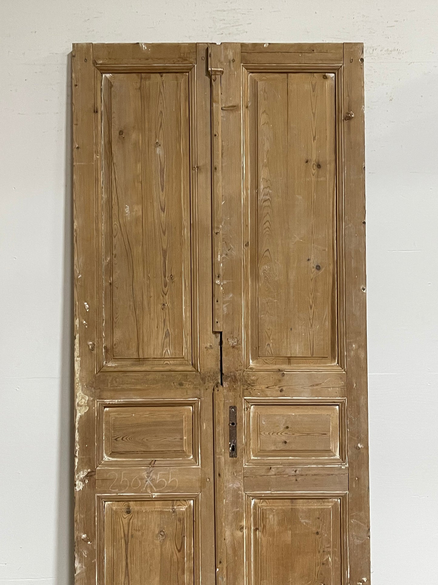 Antique French panel doors (98.5x43.25) G0150s