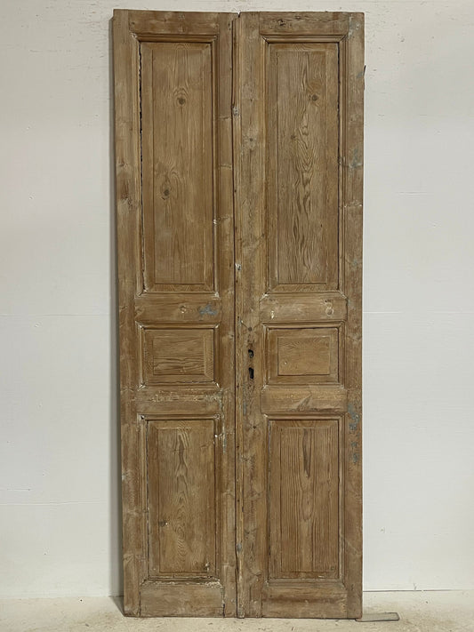 Antique French panel doors (94x38) G0154s