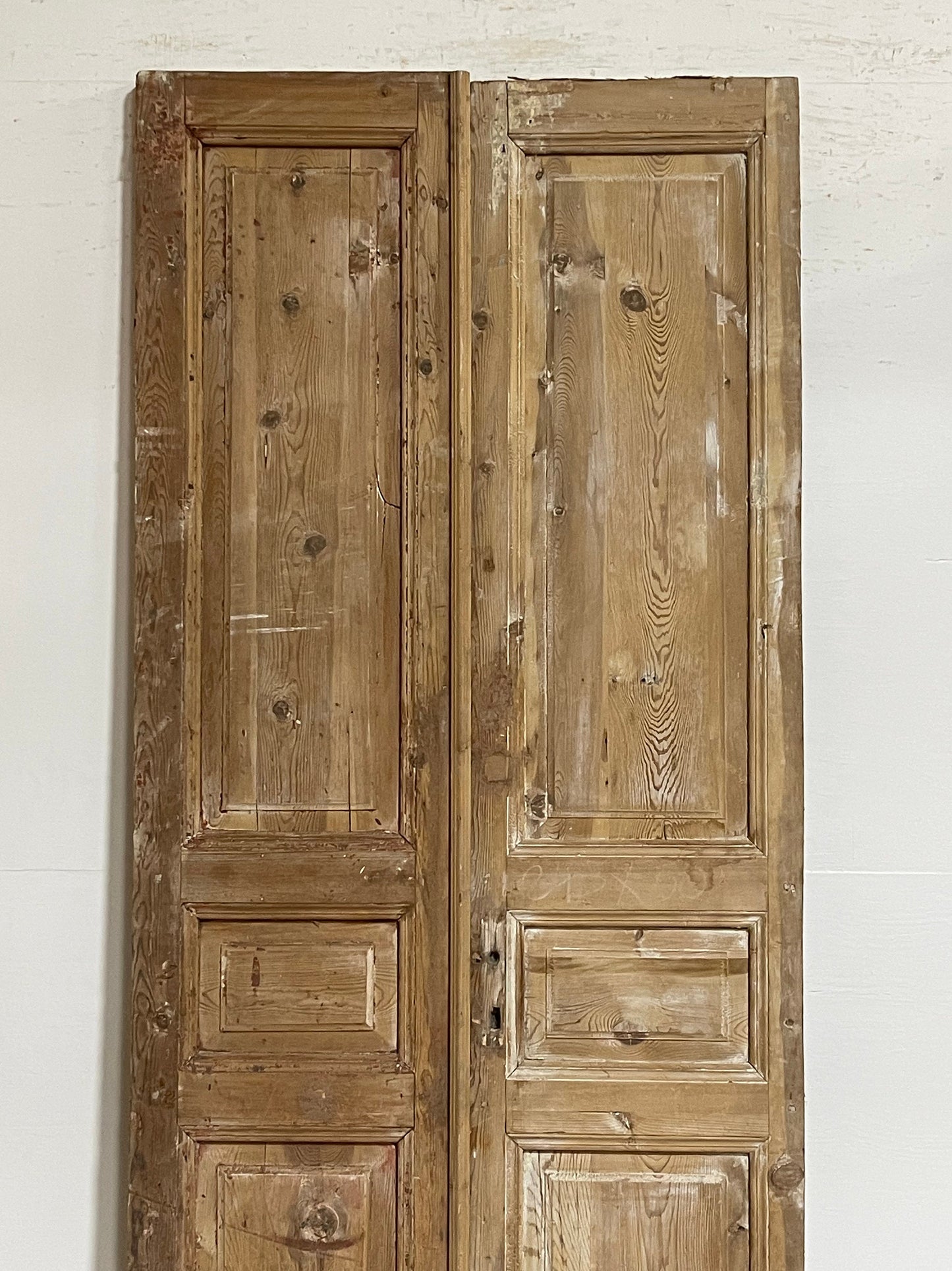 Antique French panel doors (96x39.75) G0184s