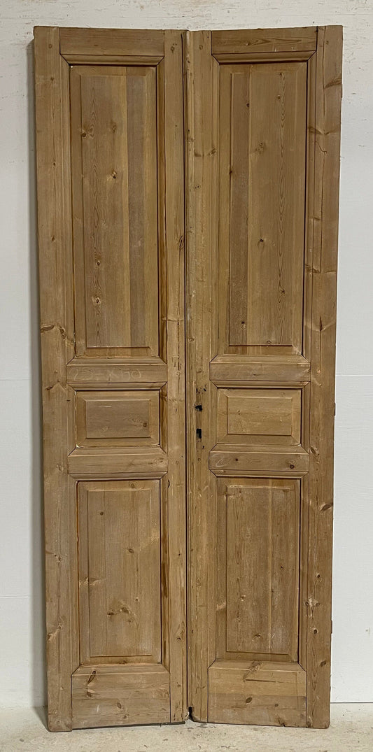 Antique French panel doors (93.5x39.5) G0180s