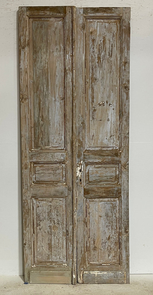 Antique French panel doors (92.5x36.5) G0192s