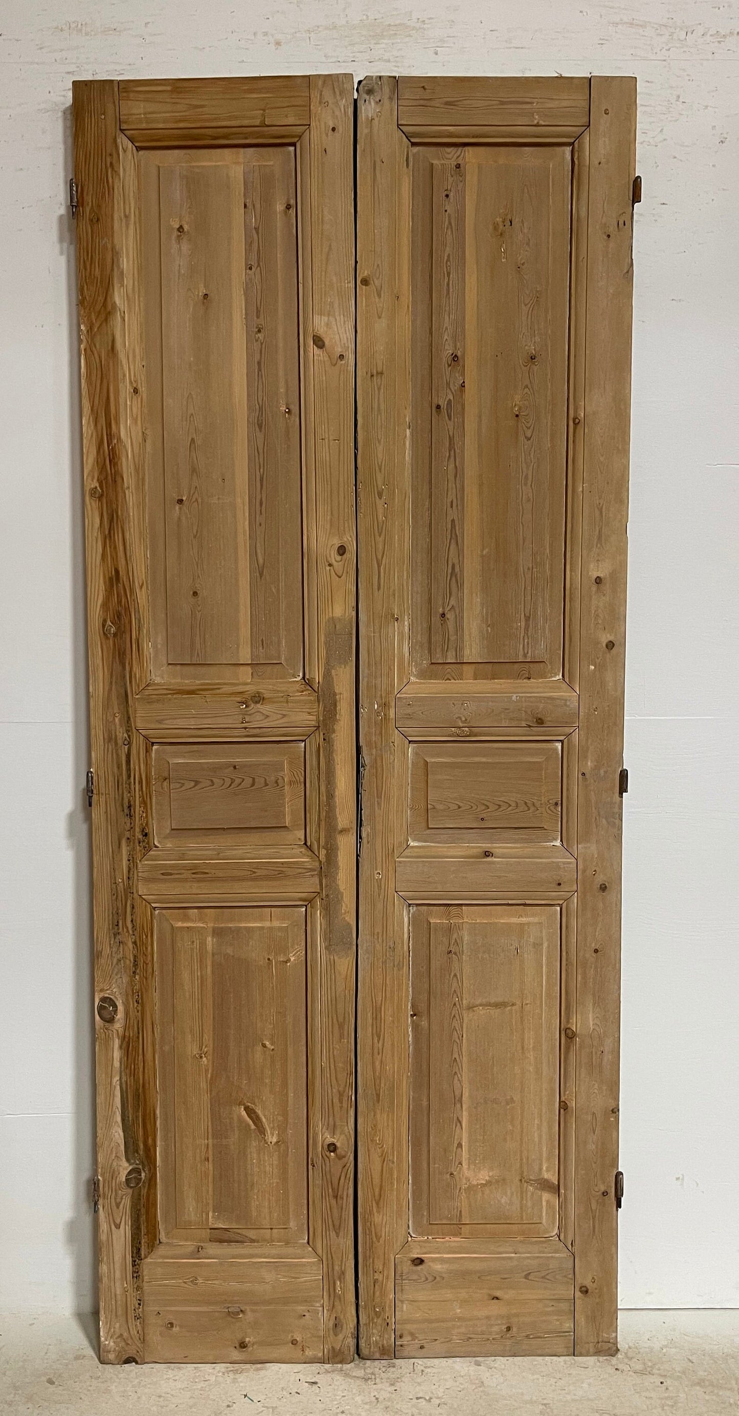 Antique French panel doors (93.75x39.5) G0199s