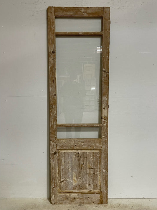 Antique Single door (84.75x25.5) with glass G1383