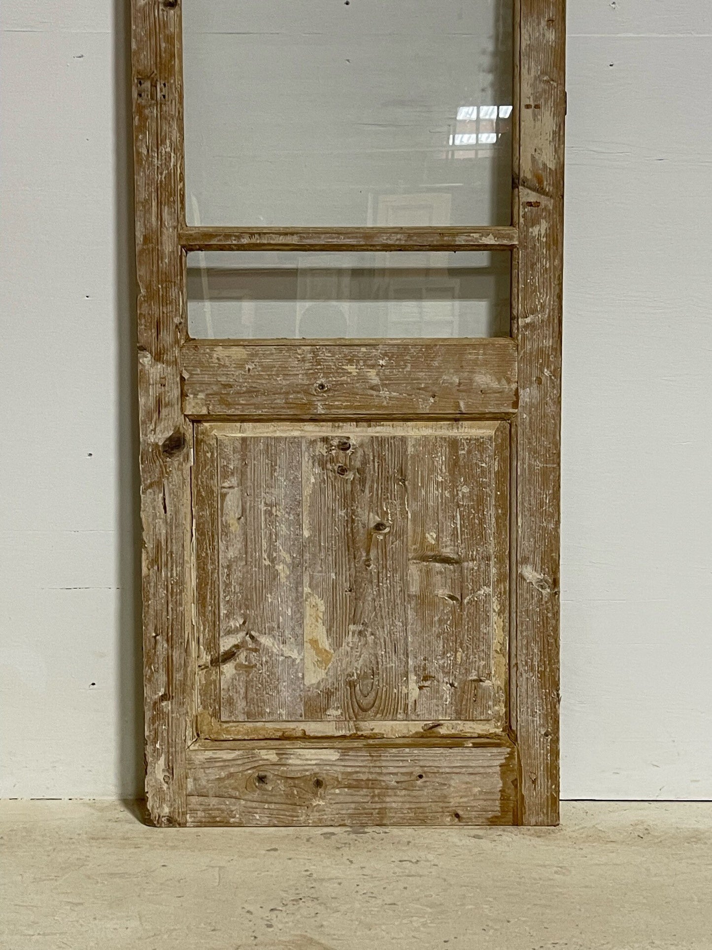 Antique Single door (84.75x25.5) with glass G1383