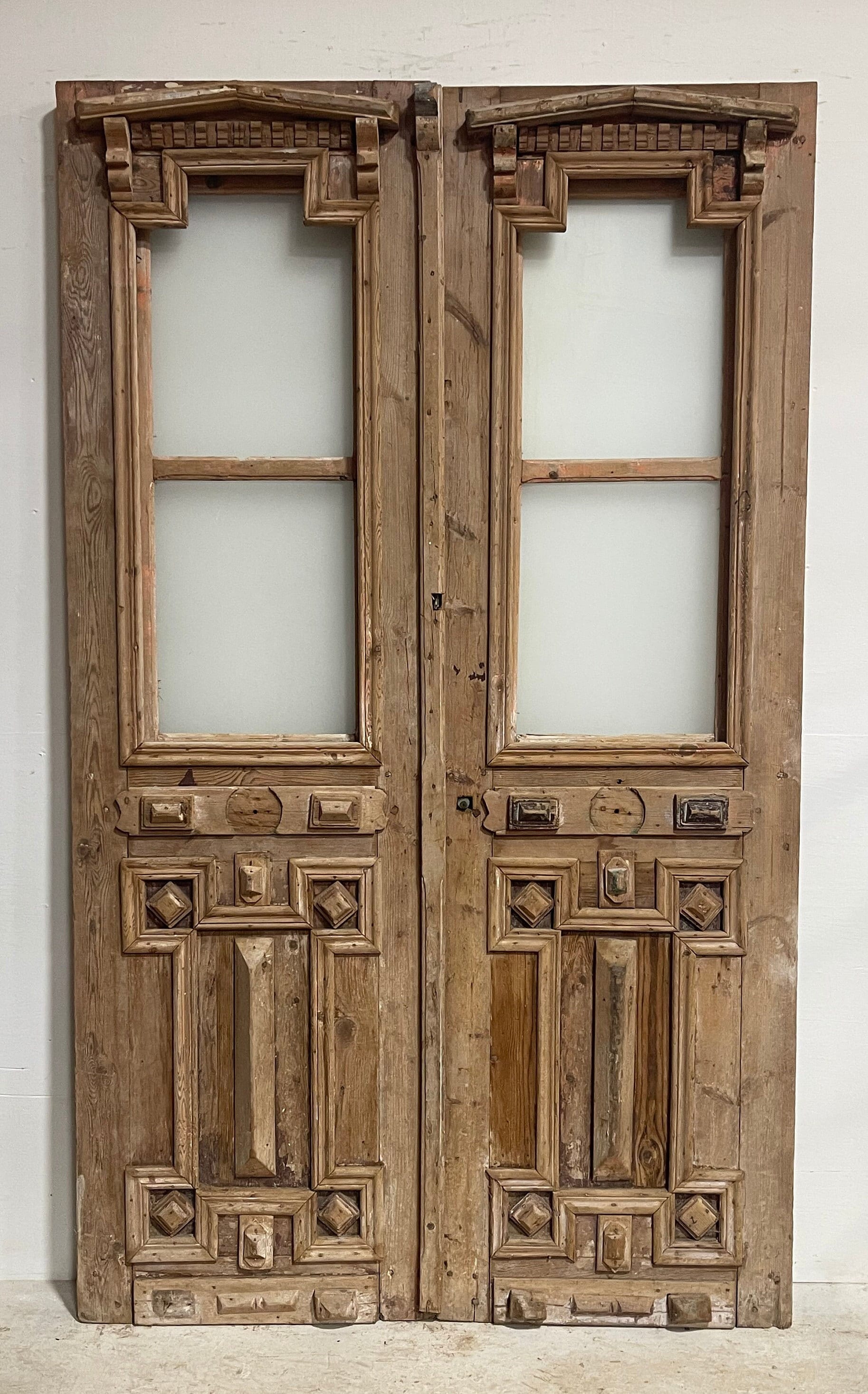 Antique French panel doors (99.5x59) H0026s