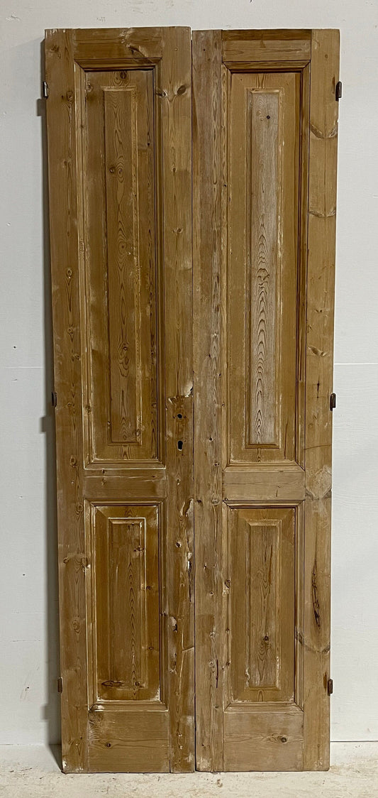 Antique French panel doors (85x32) H0038s