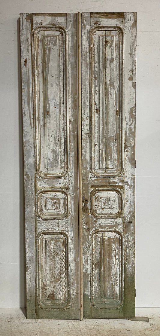 Antique French panel doors (100.5x37) H0052s